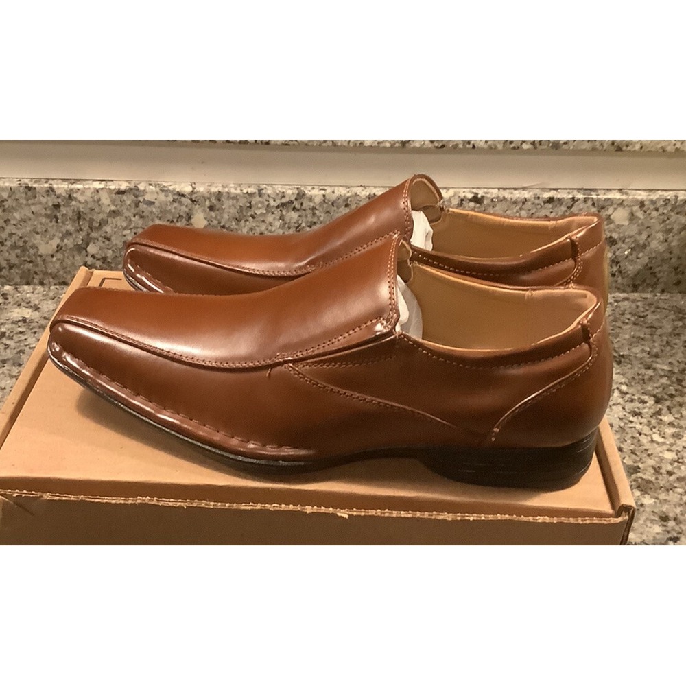 Bruno MARC Men's Classic Square Toe Loafers Oxford Formal Slip On Dress Shoes